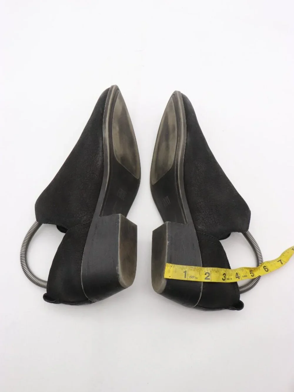 Frye Rowen Black Leather Women's Size 7.5 M Slip On Cut Out Ankle Boots